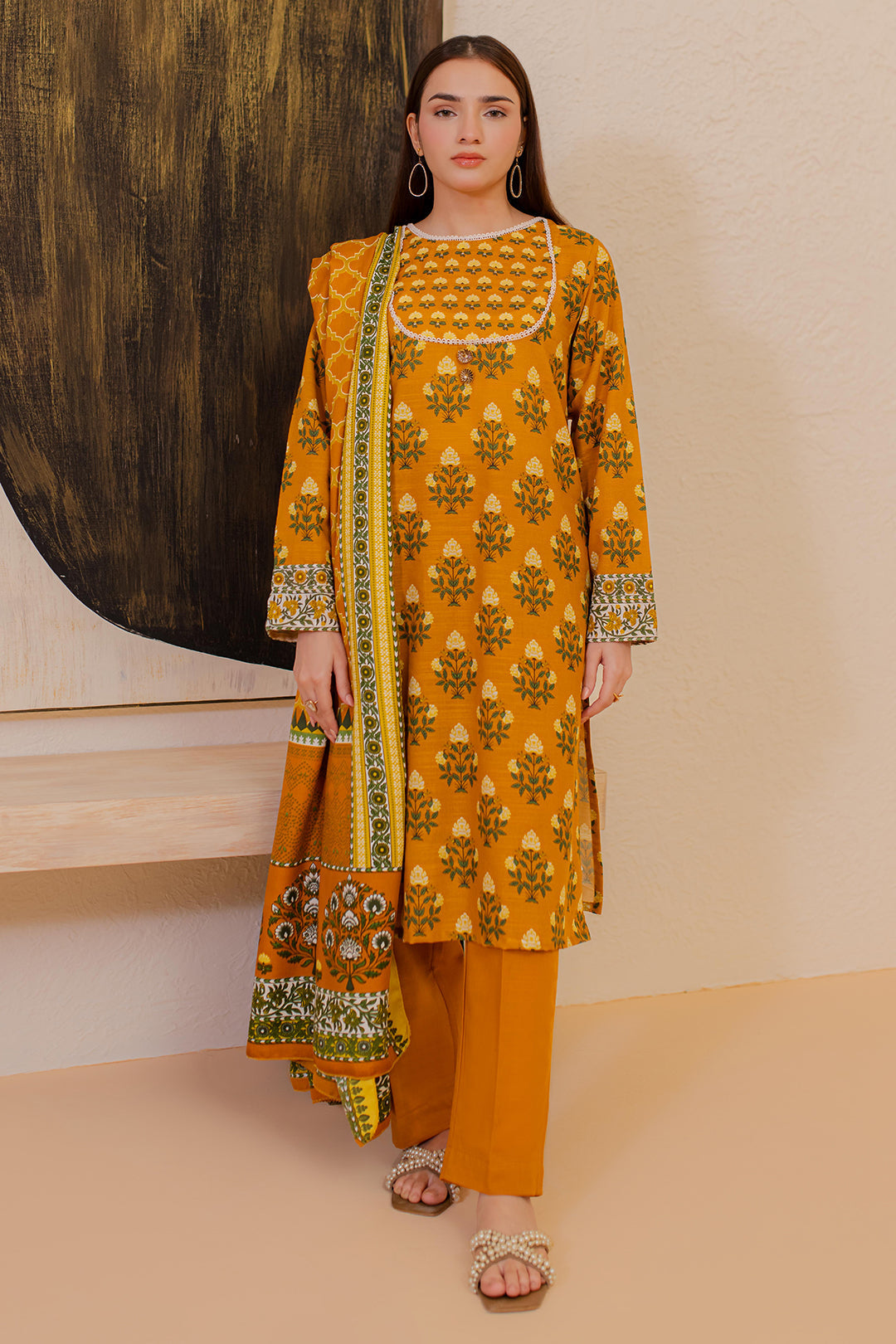 Zellbury | Winter Pret | Kurta Shawl Trouser - 2946 - by - Libasekhas UK - Registered Vendor of : Zellbury Women - 100% Original Designer Dresss