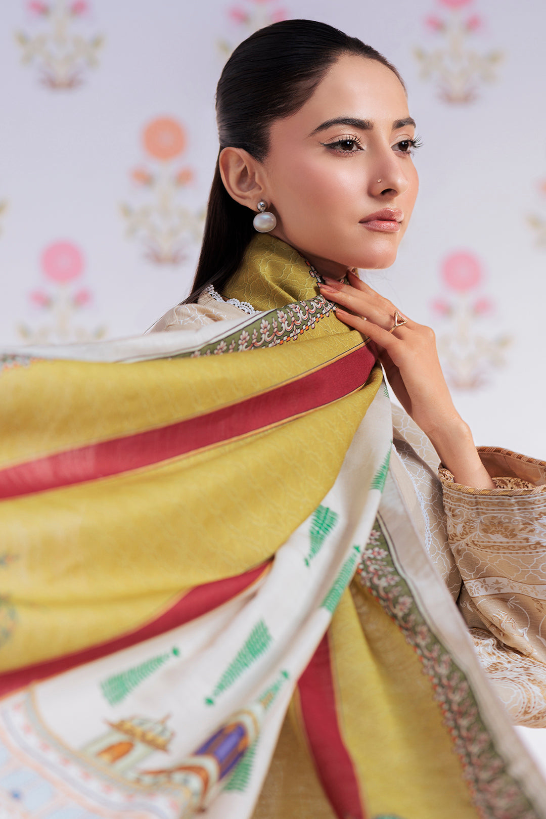 Zellbury | Winter Pret | Embroidered Kurta Dupatta Trouser - 2950 - by - Libasekhas UK - Registered Vendor of : Zellbury Women - 100% Original Designer Dresss