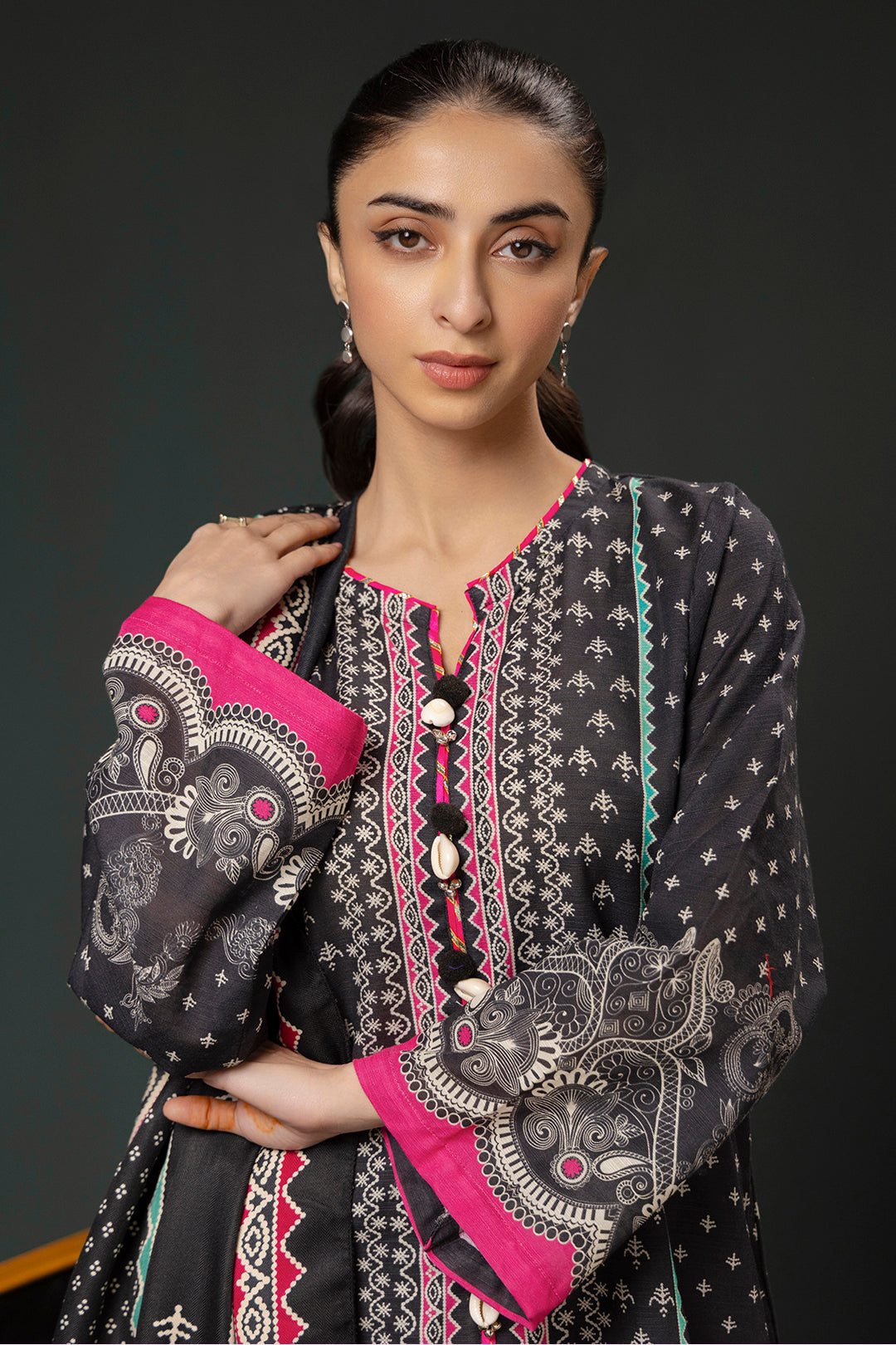 Zellbury | Winter Pret | Kurta Shawl Trouser - 3008 - by - Libasekhas UK - Registered Vendor of : Zellbury Women - 100% Original Designer Dresss