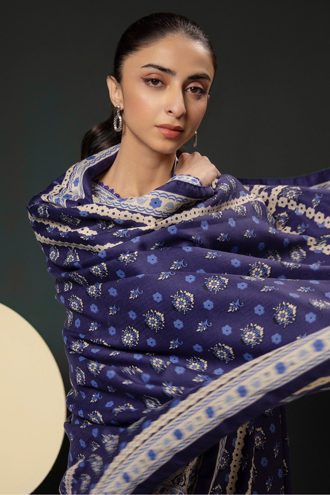 Zellbury | Winter Pret | Kurta Shawl Trouser - 3153 - by - Libasekhas UK - Registered Vendor of : Zellbury Women - 100% Original Designer Dresss