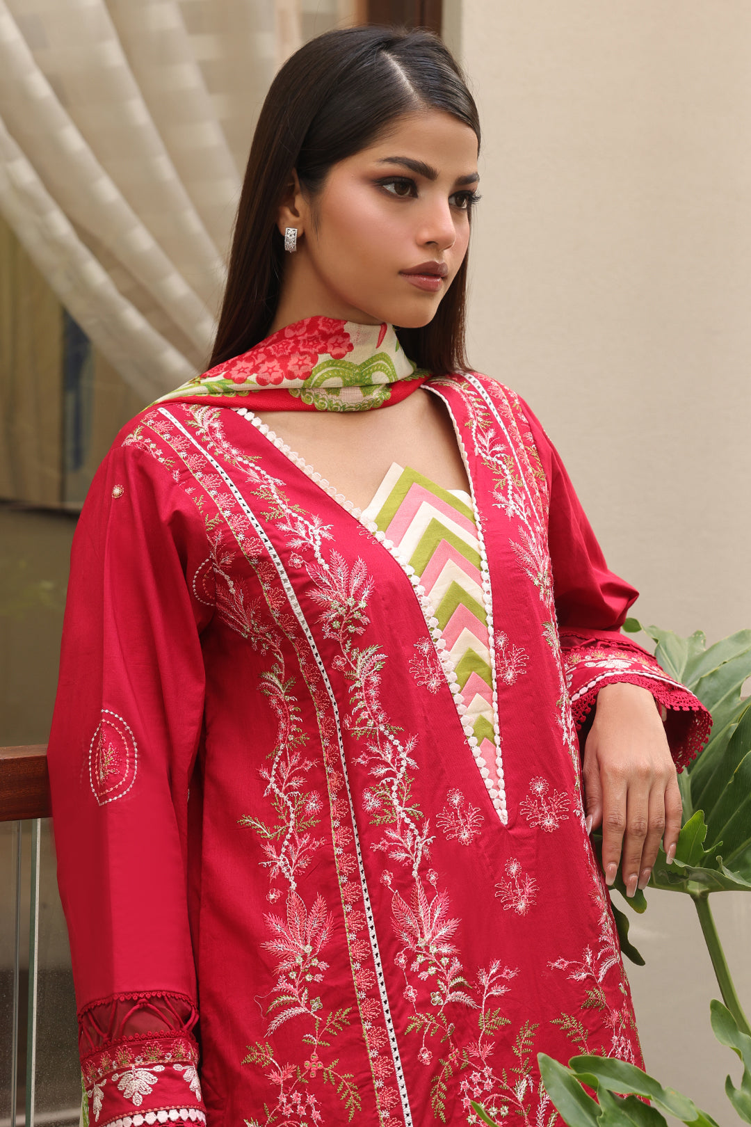 Zellbury | Unstitched 3 Piece Cambric | Embroidered Shirt Shalwar Dupatta - 0074 - by - Libasekhas UK - Registered Vendor of : Zellbury Women - 100% Original Designer Dresss