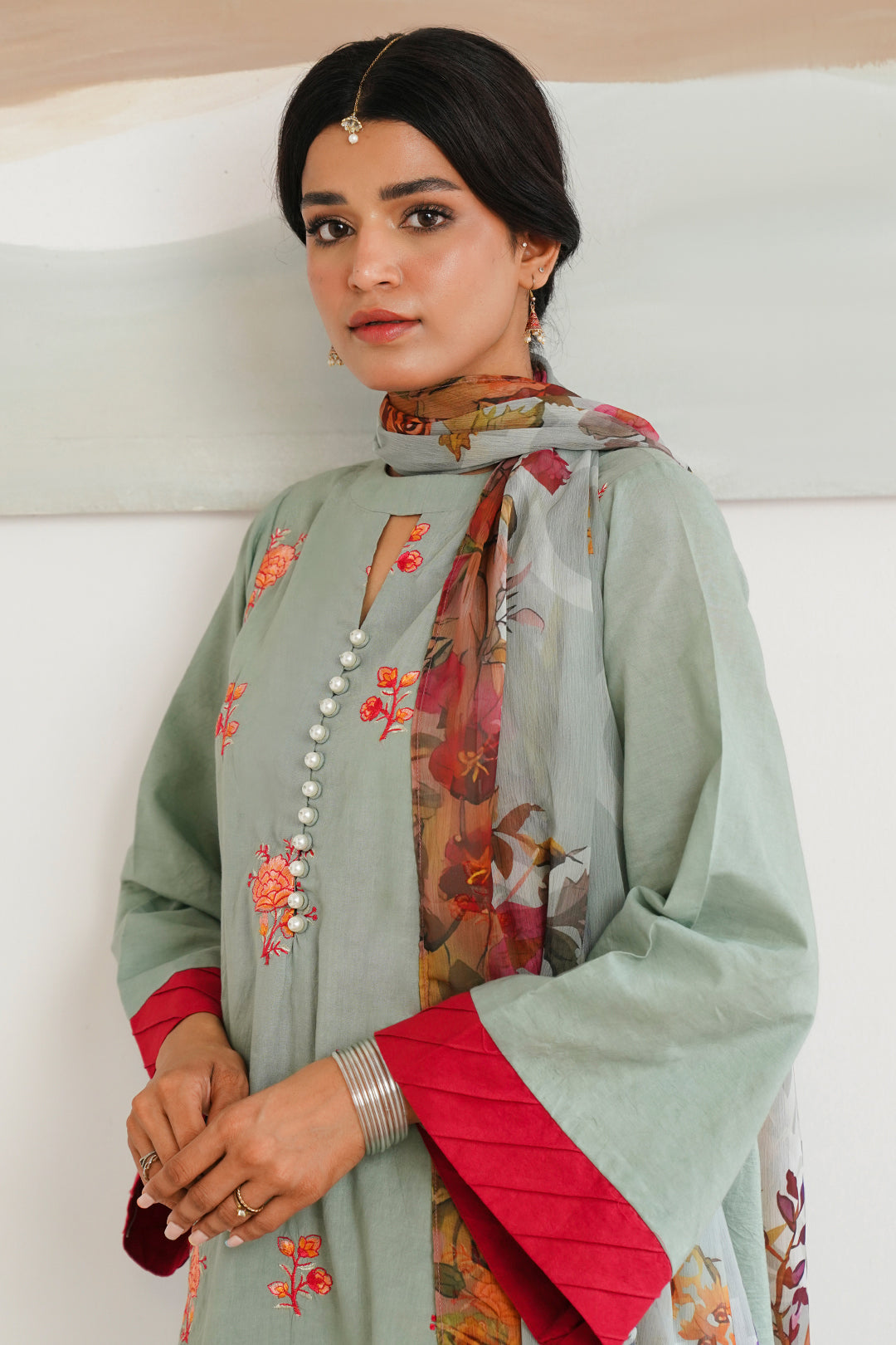 Zellbury | Unstitched 3 Piece Cambric | Embroidered Shirt Shalwar Dupatta - 0149 - by - Libasekhas UK - Registered Vendor of : Zellbury Women - 100% Original Designer Dresss