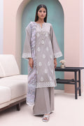 Zellbury | Unstitched 3 Piece Cambric | Embroidered Shirt Shalwar Dupatta - 0601 - by - Libasekhas UK - Registered Vendor of : Zellbury Women - 100% Original Designer Dresss