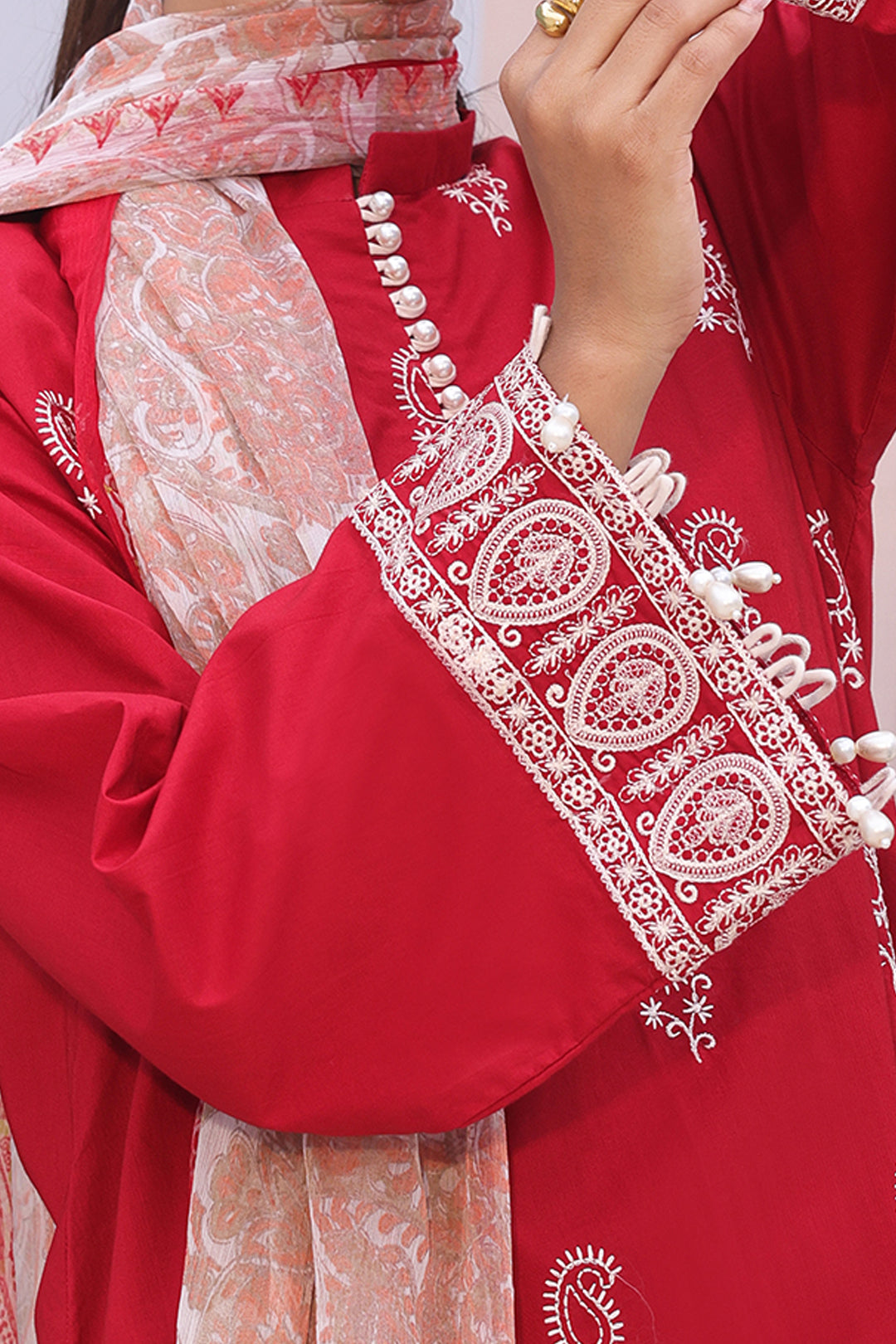 Zellbury | Unstitched 3 Piece Cambric | Embroidered Shirt Shalwar Dupatta - 0602 - by - Libasekhas UK - Registered Vendor of : Zellbury Women - 100% Original Designer Dresss