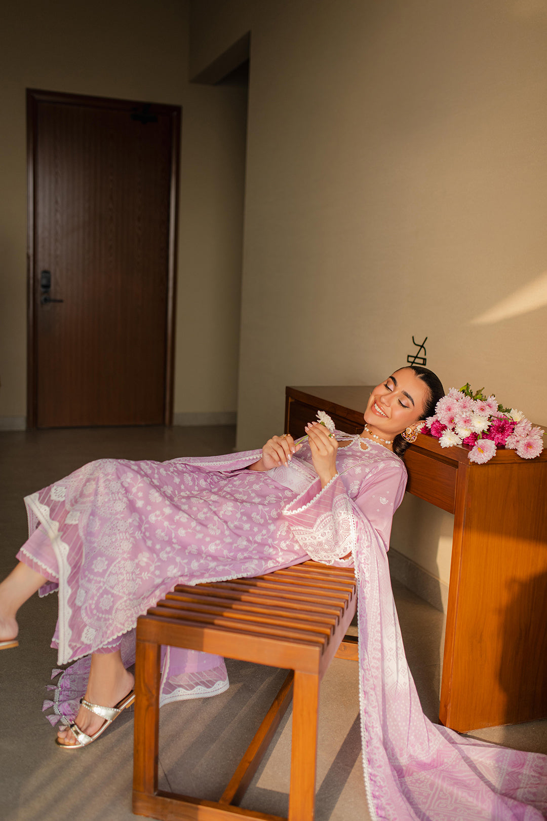 Zellbury | Unstitched 3 Piece Chikankari | Embroidered Shirt Shalwar Dupatta - 0703 - by - Libasekhas UK - Registered Vendor of : Zellbury Women - 100% Original Designer Dresss