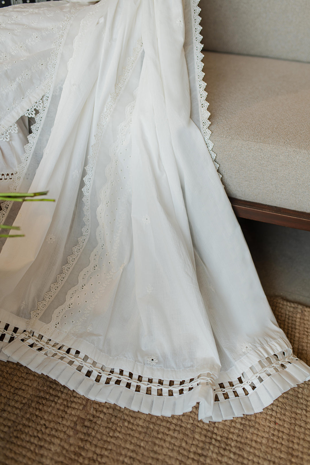 Zellbury | Unstitched 3 Piece Chikankari | Embroidered Shirt Shalwar Dupatta - 0704 - by - Libasekhas UK - Registered Vendor of : Zellbury Women - 100% Original Designer Dresss