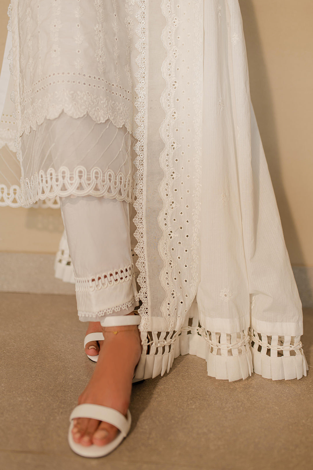 Zellbury | Unstitched 3 Piece Chikankari | Embroidered Shirt Shalwar Dupatta - 0704 - by - Libasekhas UK - Registered Vendor of : Zellbury Women - 100% Original Designer Dresss