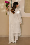 Zellbury | Unstitched 3 Piece Chikankari | Embroidered Shirt Shalwar Dupatta - 0704 - by - Libasekhas UK - Registered Vendor of : Zellbury Women - 100% Original Designer Dresss
