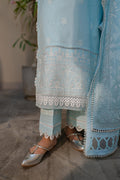 Zellbury | Unstitched 3 Piece Chikankari | Embroidered Shirt Shalwar Dupatta - 0709 - by - Libasekhas UK - Registered Vendor of : Zellbury Women - 100% Original Designer Dresss