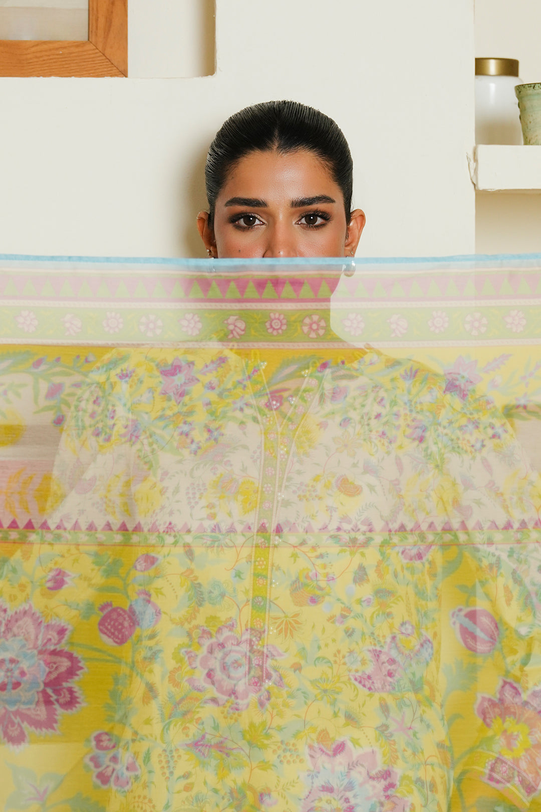 Zellbury | Unstitched 3 Piece Cambric | Shirt Shalwar Dupatta - 0032 - by - Libasekhas UK - Registered Vendor of : Zellbury Women - 100% Original Designer Dresss