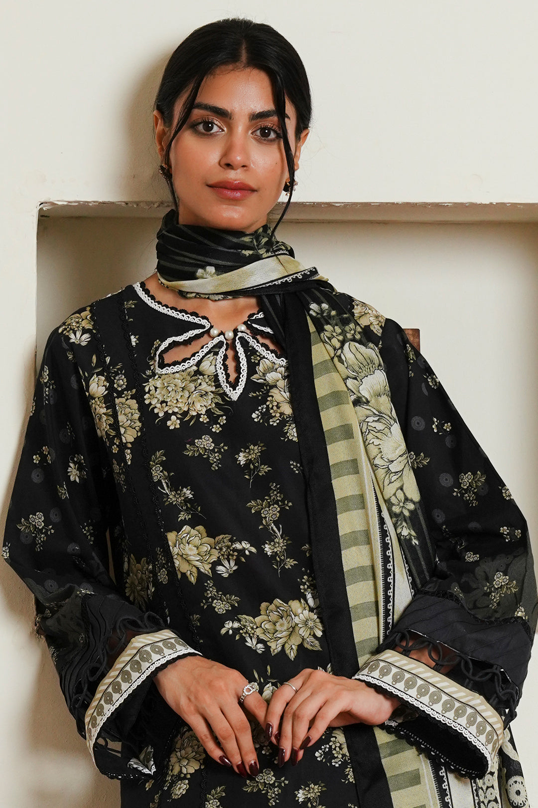 Zellbury | Unstitched 3 Piece Cambric | Shirt Shalwar Dupatta - 0036 - by - Libasekhas UK - Registered Vendor of : Zellbury Women - 100% Original Designer Dresss