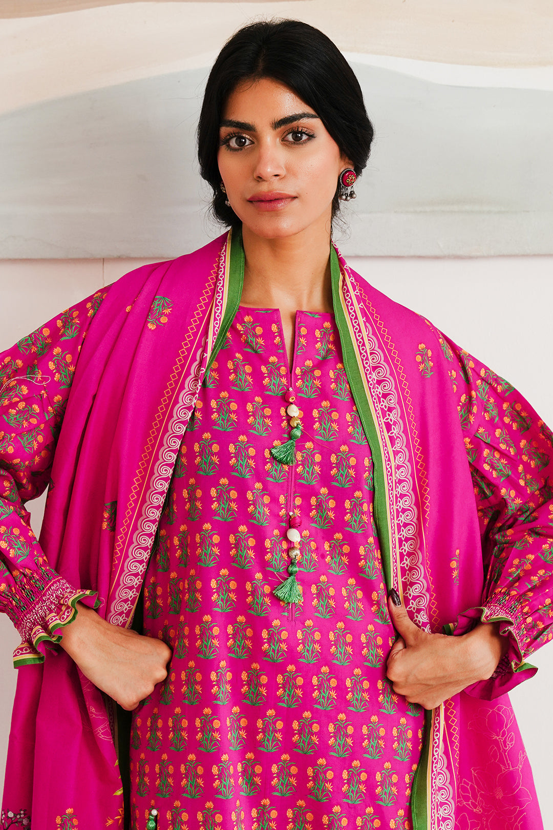Zellbury | Unstitched 3 Piece Cambric | Shirt Shalwar Dupatta - 0037 - by - Libasekhas UK - Registered Vendor of : Zellbury Women - 100% Original Designer Dresss