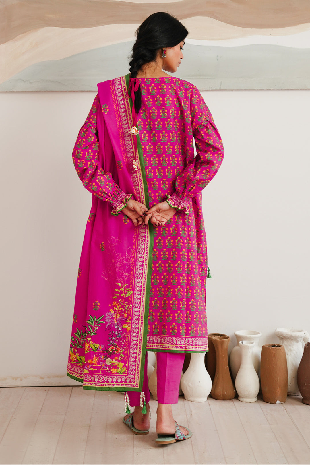 Zellbury | Unstitched 3 Piece Cambric | Shirt Shalwar Dupatta - 0037 - by - Libasekhas UK - Registered Vendor of : Zellbury Women - 100% Original Designer Dresss
