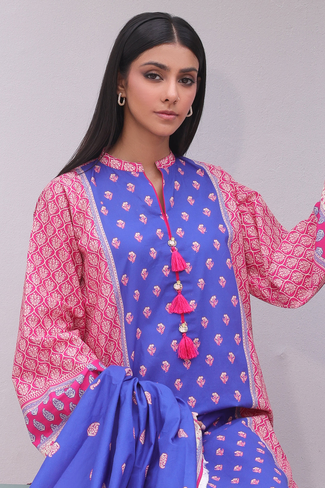 Zellbury | Unstitched 3 Piece Cambric | Shirt Shalwar Dupatta - 0038 - by - Libasekhas UK - Registered Vendor of : Zellbury Women - 100% Original Designer Dresss