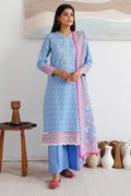 Zellbury | Unstitched 3 Piece Cambric | Shirt Shalwar Dupatta - 0039 - by - Libasekhas UK - Registered Vendor of : Zellbury Women - 100% Original Designer Dresss