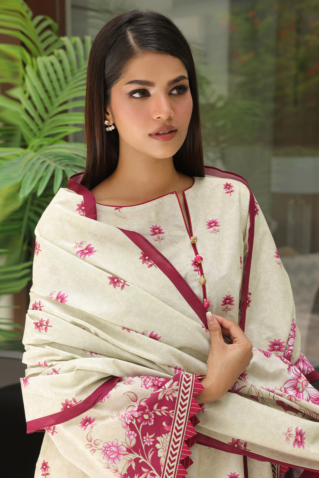 Zellbury | Unstitched 3 Piece Cambric | Shirt Shalwar Dupatta - 0040 - by - Libasekhas UK - Registered Vendor of : Zellbury Women - 100% Original Designer Dresss