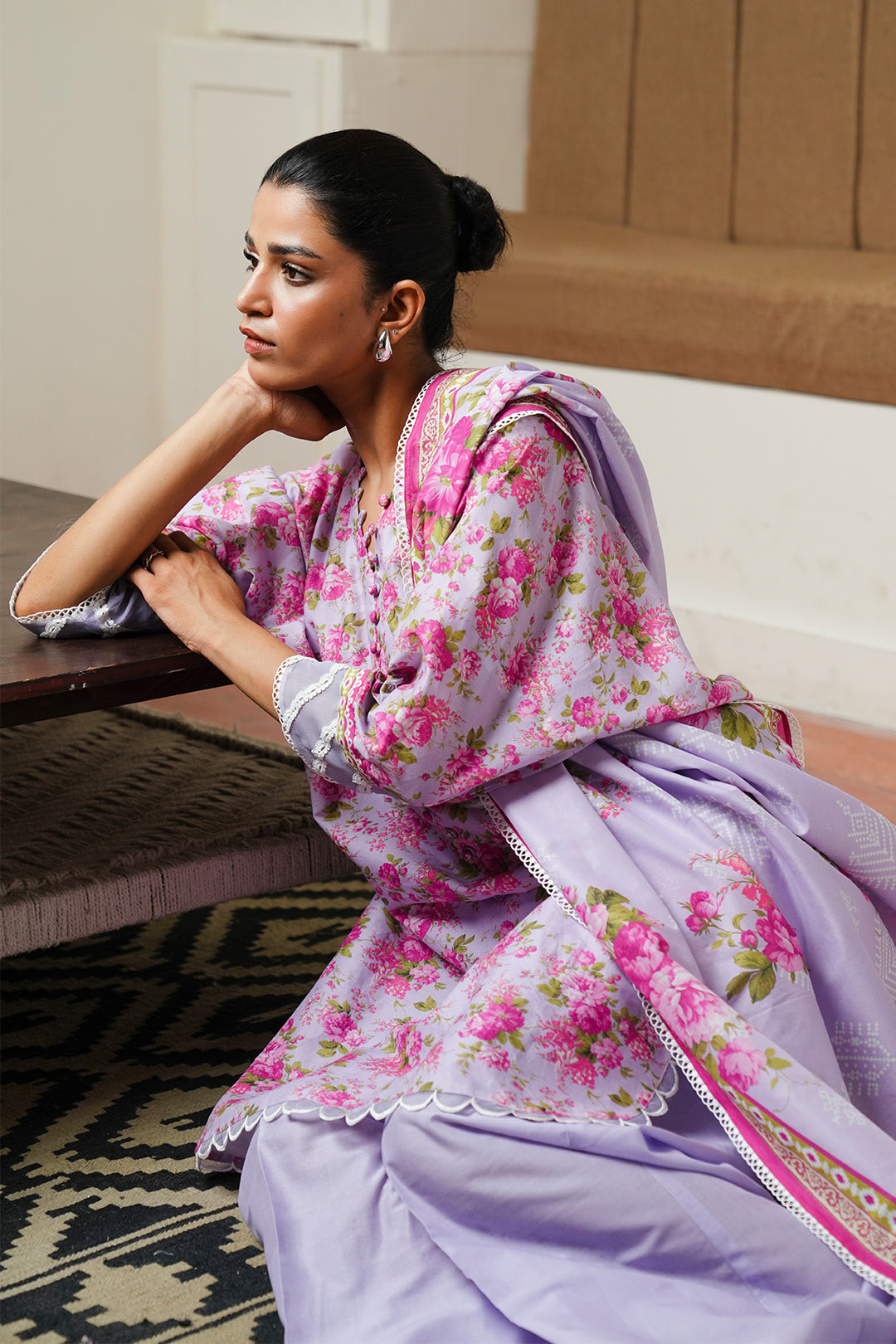 Zellbury | Unstitched 3 Piece Cambric | Shirt Shalwar Dupatta - 0047 - by - Libasekhas UK - Registered Vendor of : Zellbury Women - 100% Original Designer Dresss