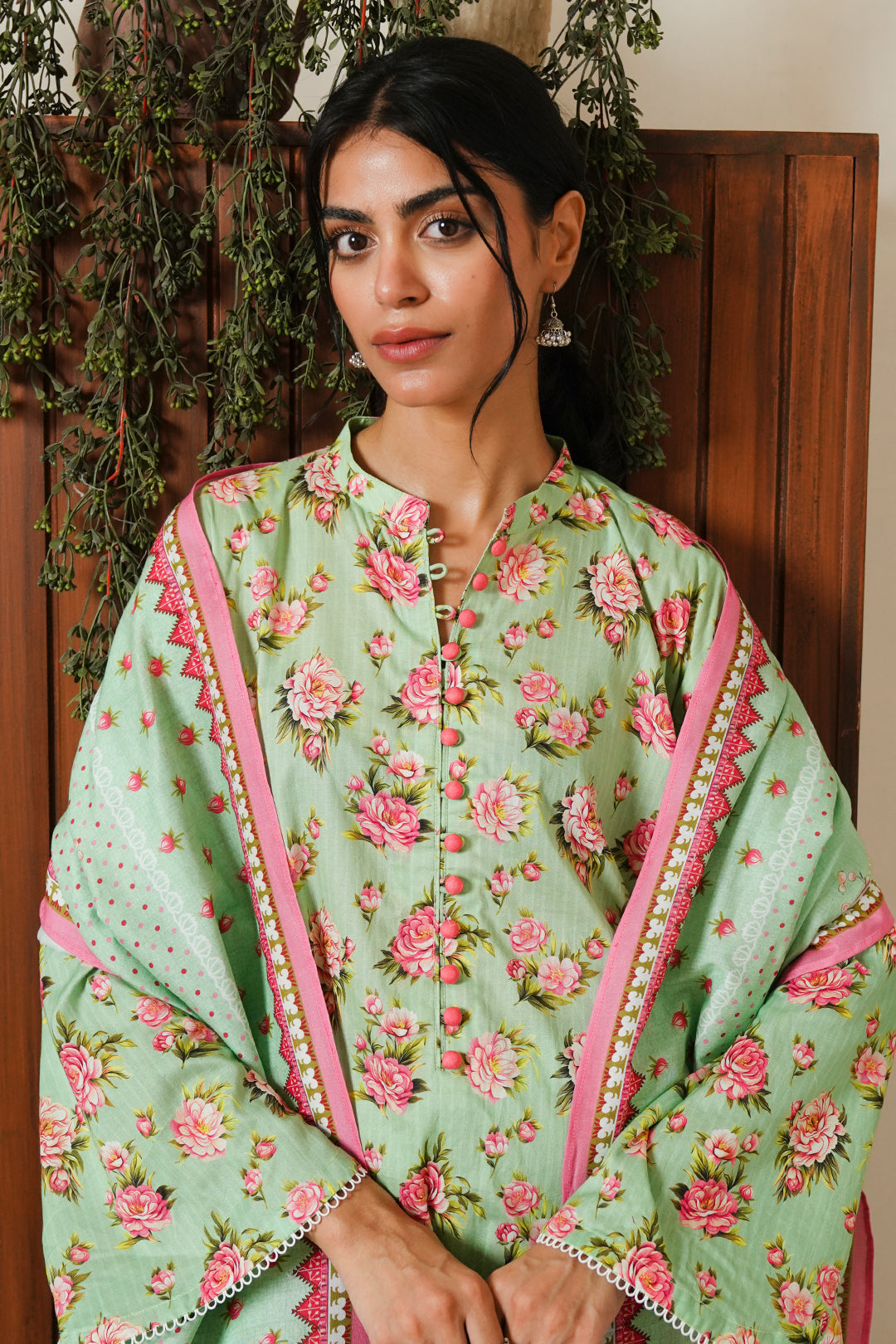 Zellbury | Unstitched 3 Piece Cambric | Shirt Shalwar Dupatta - 0048 - by - Libasekhas UK - Registered Vendor of : Zellbury Women - 100% Original Designer Dresss