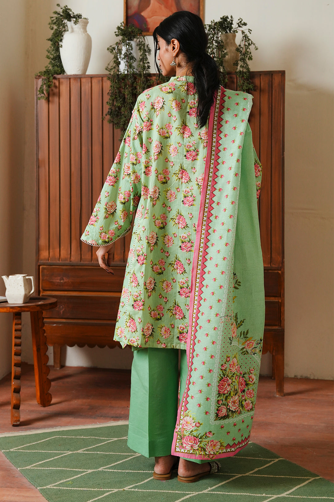 Zellbury | Unstitched 3 Piece Cambric | Shirt Shalwar Dupatta - 0048 - by - Libasekhas UK - Registered Vendor of : Zellbury Women - 100% Original Designer Dresss
