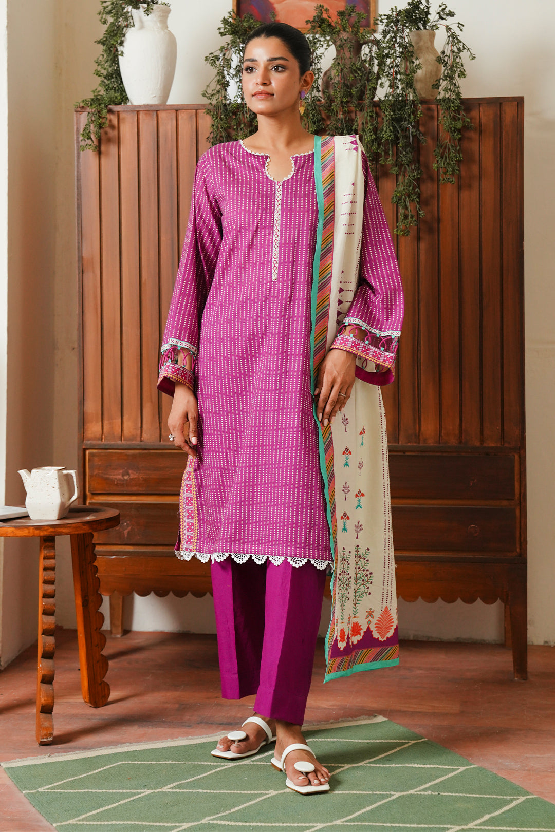 Zellbury | Unstitched 3 Piece Cambric | Shirt Shalwar Dupatta - 0052 - by - Libasekhas UK - Registered Vendor of : Zellbury Women - 100% Original Designer Dresss