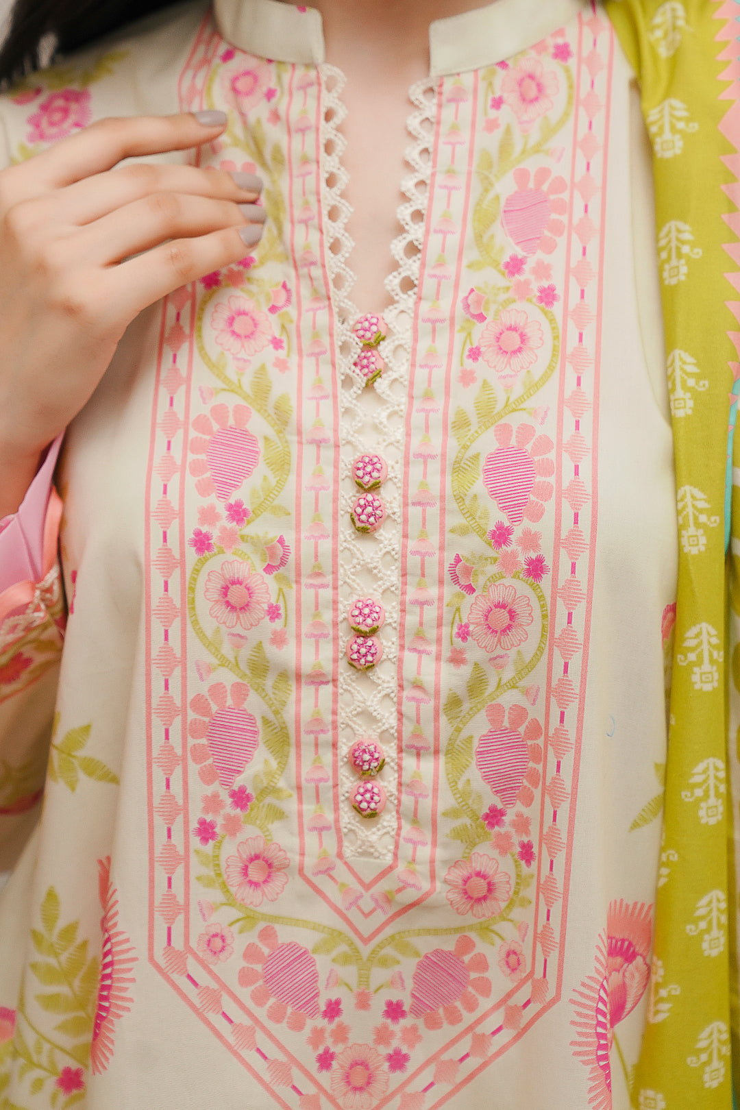 Zellbury | Unstitched 3 Piece Cambric | Shirt Shalwar Dupatta - 0057 - by - Libasekhas UK - Registered Vendor of : Zellbury Women - 100% Original Designer Dresss