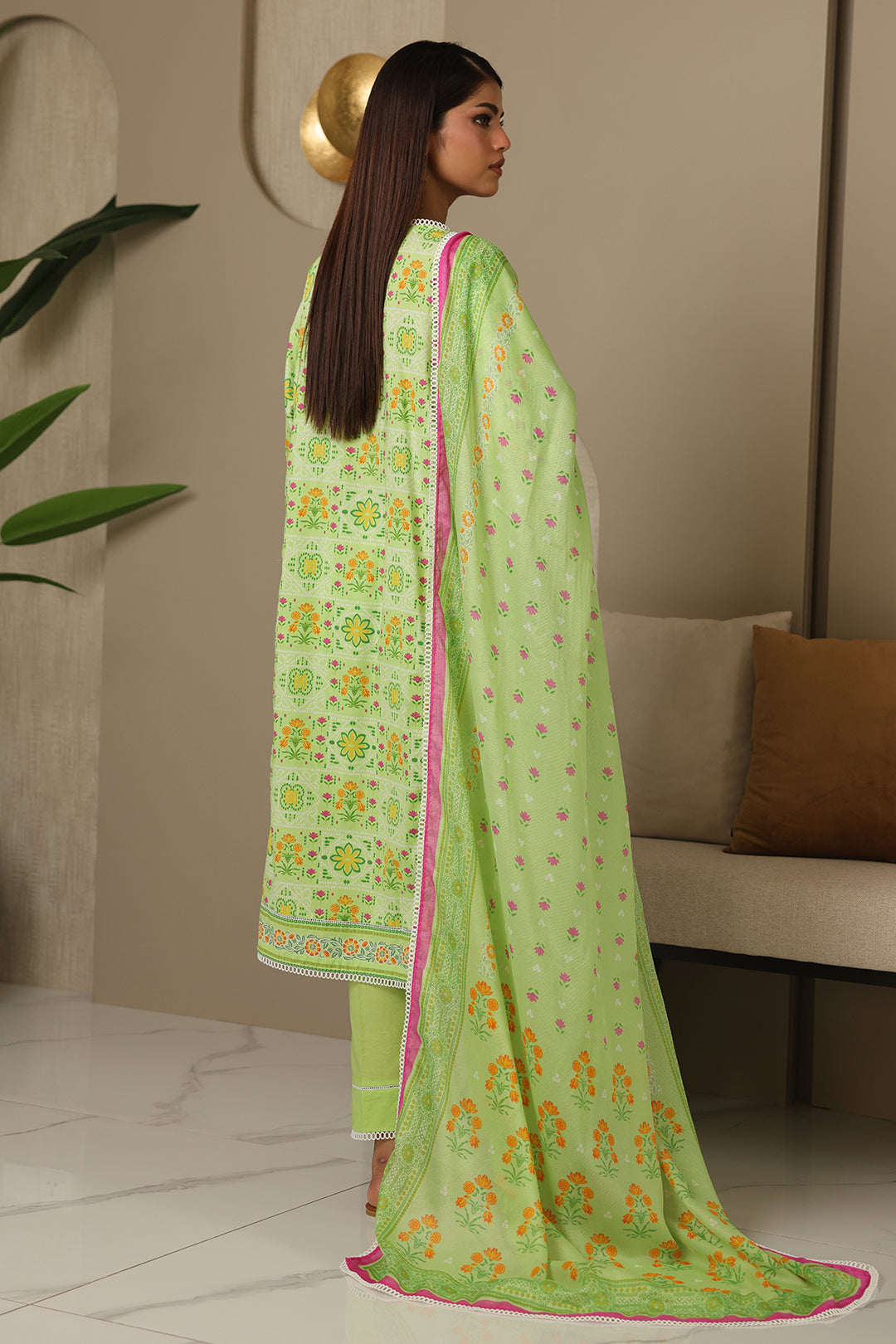 Zellbury | Unstitched 3 Piece Cambric | Shirt Shalwar Dupatta - 0115 - by - Libasekhas UK - Registered Vendor of : Zellbury Women - 100% Original Designer Dresss