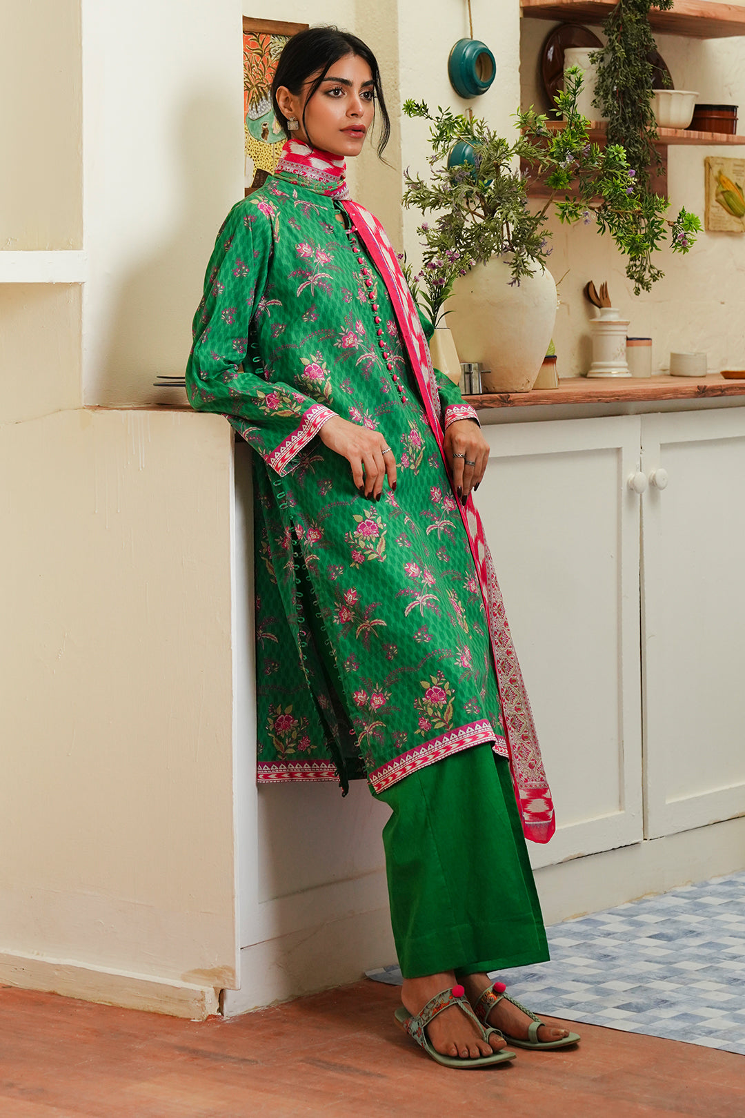 Zellbury | Unstitched 3 Piece Cambric | Shirt Shalwar Dupatta - 0118 - by - Libasekhas UK - Registered Vendor of : Zellbury Women - 100% Original Designer Dresss