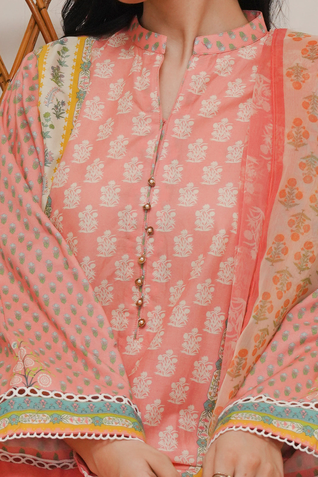 Zellbury | Unstitched 3 Piece Cambric | Shirt Shalwar Dupatta - 0119 - by - Libasekhas UK - Registered Vendor of : Zellbury Women - 100% Original Designer Dresss