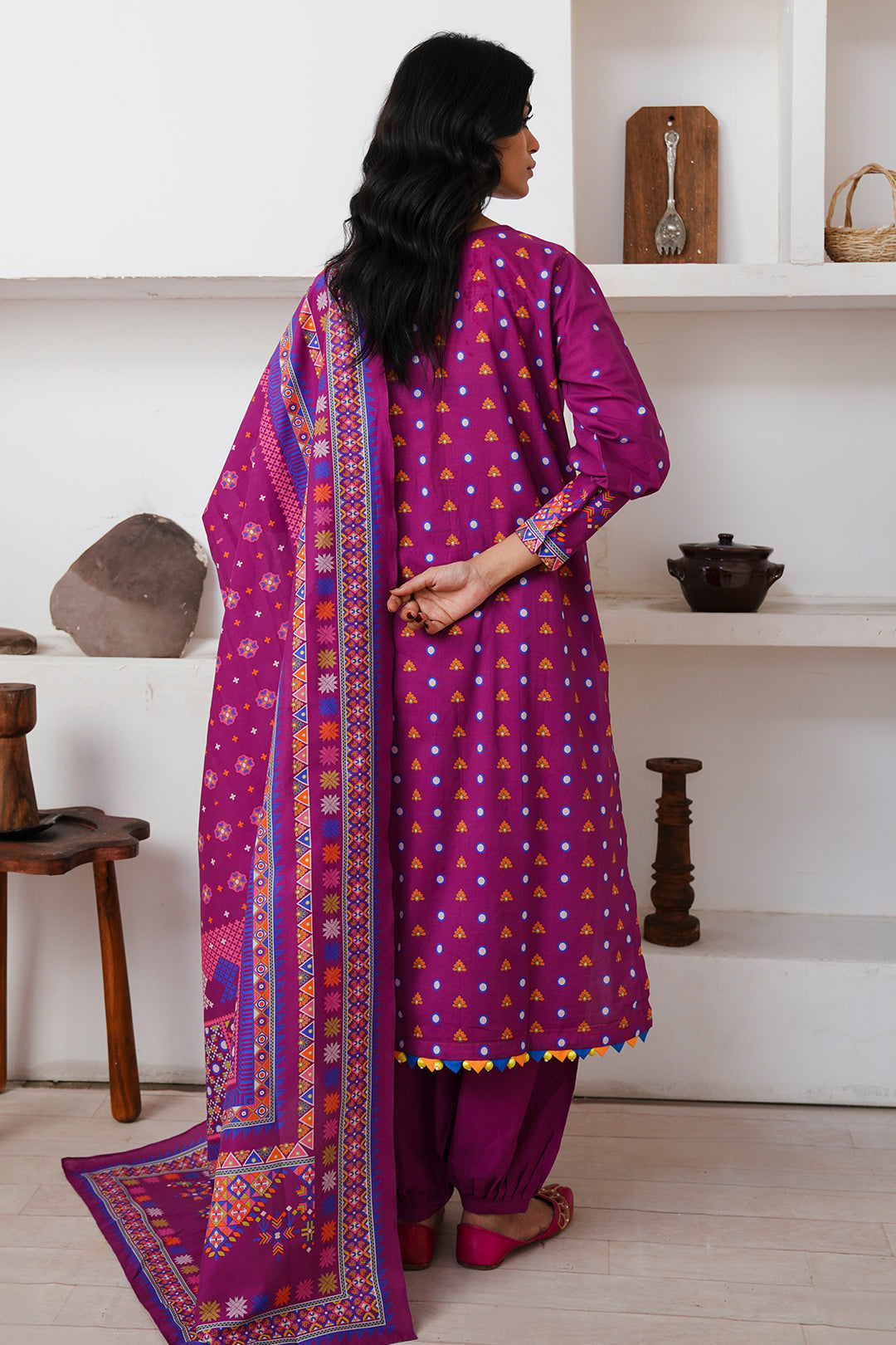 Zellbury | Unstitched 3 Piece Cambric | Shirt Shalwar Dupatta - 0124 - by - Libasekhas UK - Registered Vendor of : Zellbury Women - 100% Original Designer Dresss