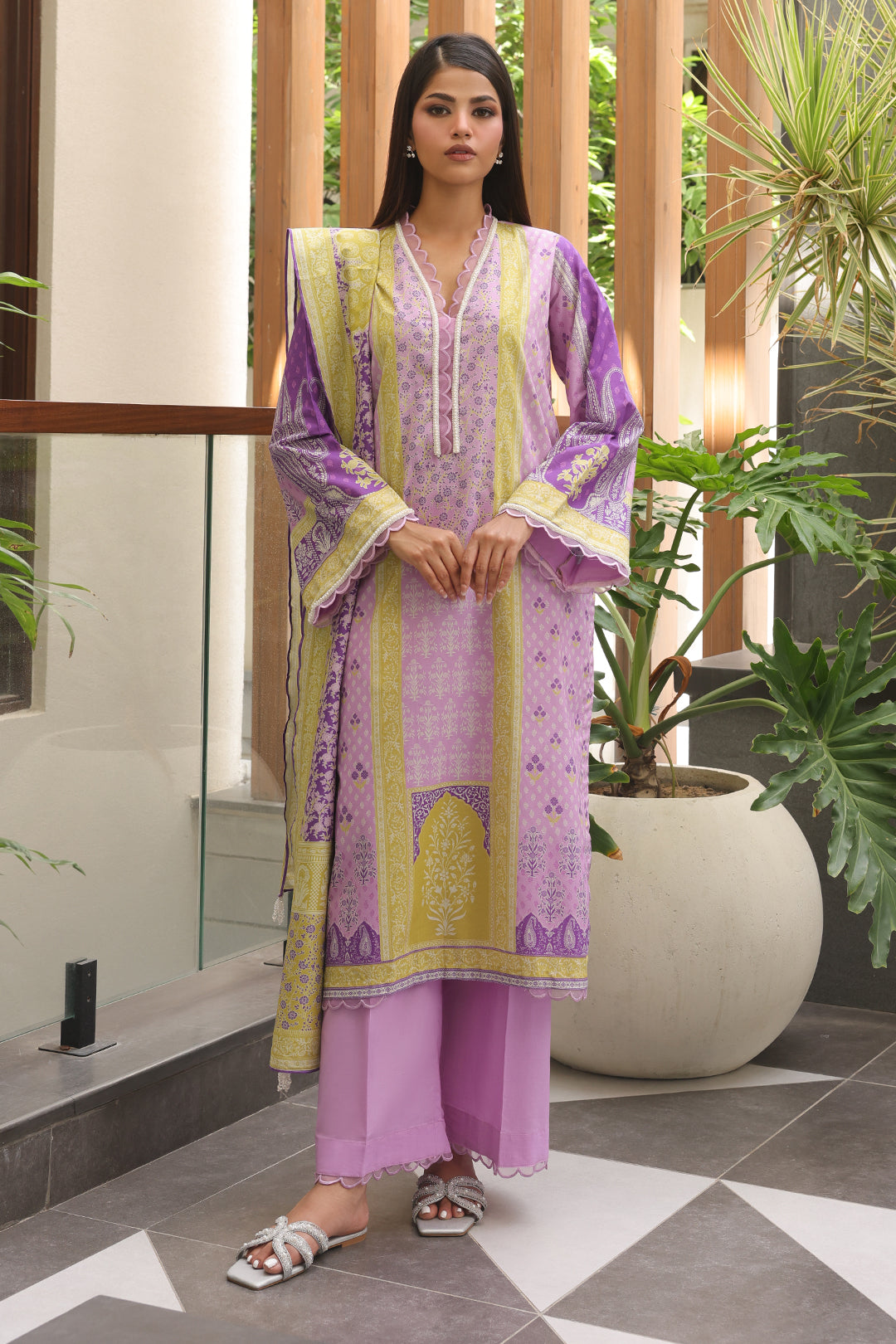Zellbury | Unstitched 3 Piece Cambric | Shirt Shalwar Dupatta - 0125 - by - Libasekhas UK - Registered Vendor of : Zellbury Women - 100% Original Designer Dresss