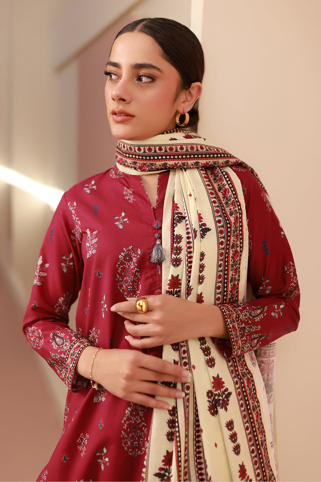 Zellbury | Unstitched 3 Piece Cambric | Shirt Shalwar Dupatta - 0625 - by - Libasekhas UK - Registered Vendor of : Zellbury Women - 100% Original Designer Dresss