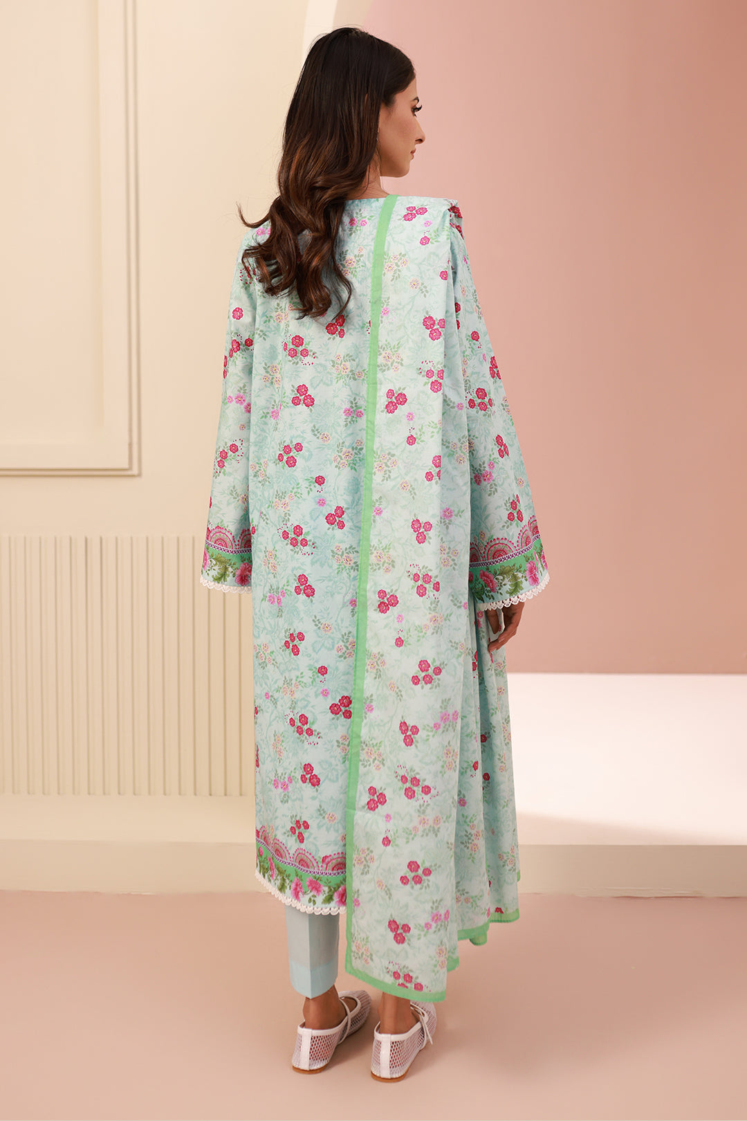 Zellbury | Unstitched 3 Piece Cambric | Shirt Shalwar Dupatta - 0629 - by - Libasekhas UK - Registered Vendor of : Zellbury Women - 100% Original Designer Dresss