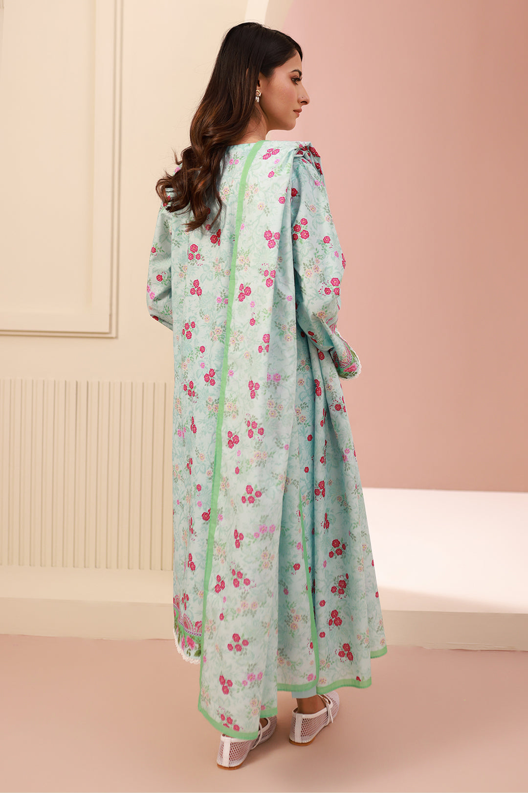 Zellbury | Unstitched 3 Piece Cambric | Shirt Shalwar Dupatta - 0629 - by - Libasekhas UK - Registered Vendor of : Zellbury Women - 100% Original Designer Dresss