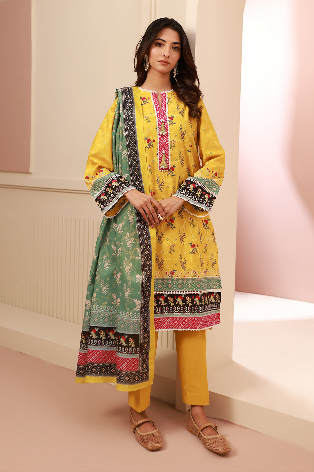Zellbury | Unstitched 3 Piece Cambric | Shirt Shalwar Dupatta - 0631 - by - Libasekhas UK - Registered Vendor of : Zellbury Women - 100% Original Designer Dresss