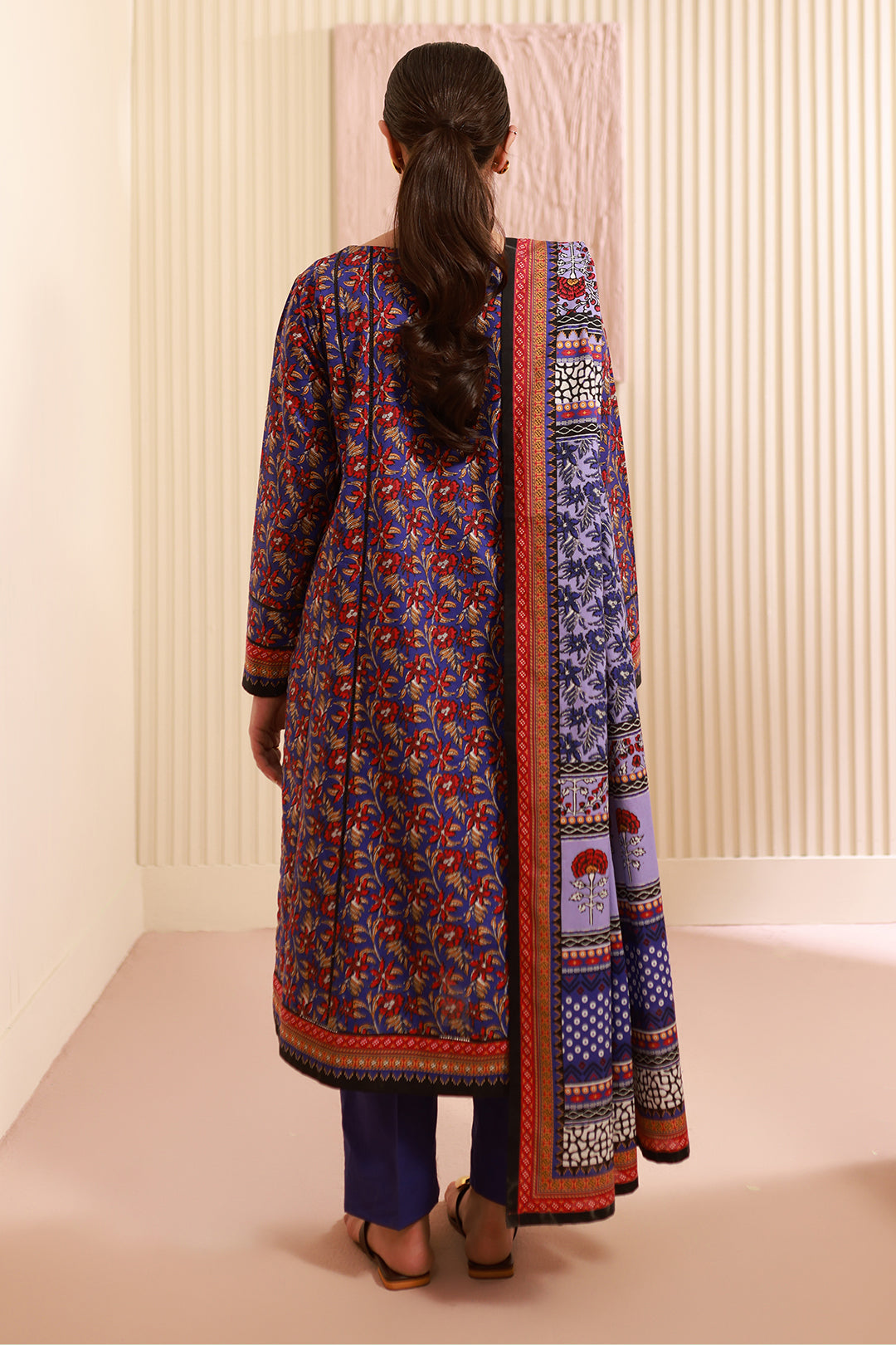 Zellbury | Unstitched 3 Piece Cambric | Shirt Shalwar Dupatta - 0632 - by - Libasekhas UK - Registered Vendor of : Zellbury Women - 100% Original Designer Dresss