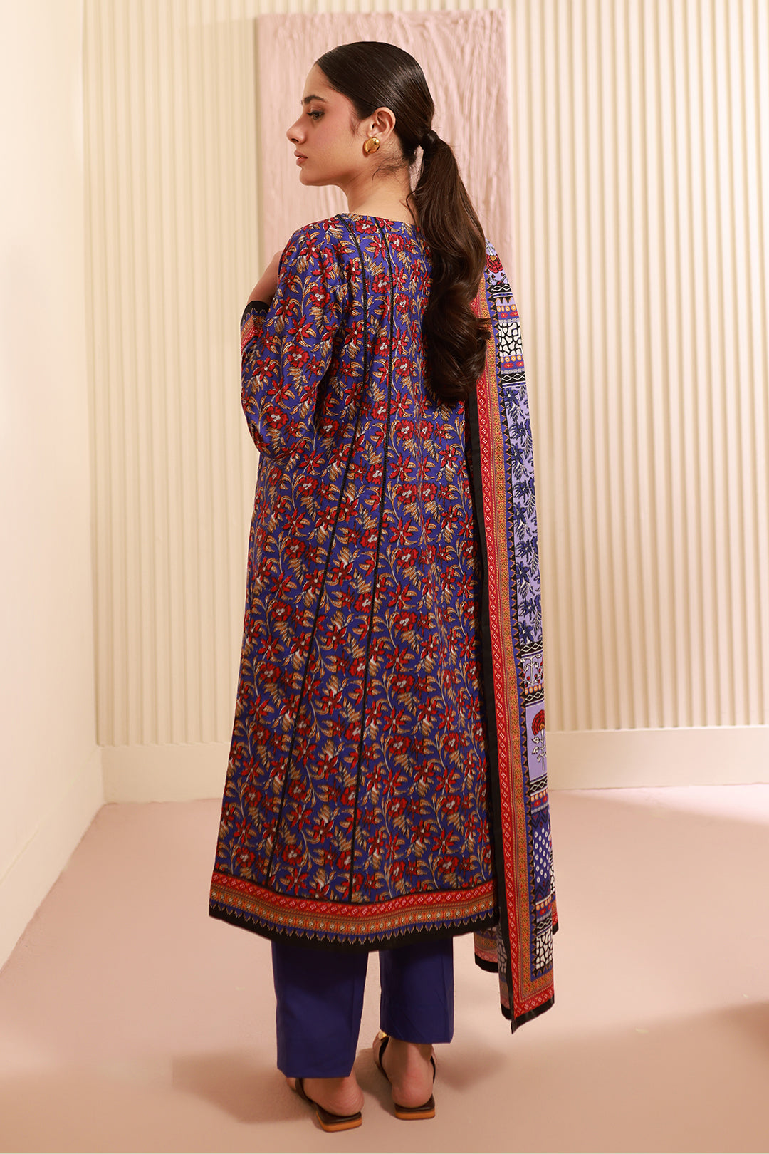 Zellbury | Unstitched 3 Piece Cambric | Shirt Shalwar Dupatta - 0632 - by - Libasekhas UK - Registered Vendor of : Zellbury Women - 100% Original Designer Dresss