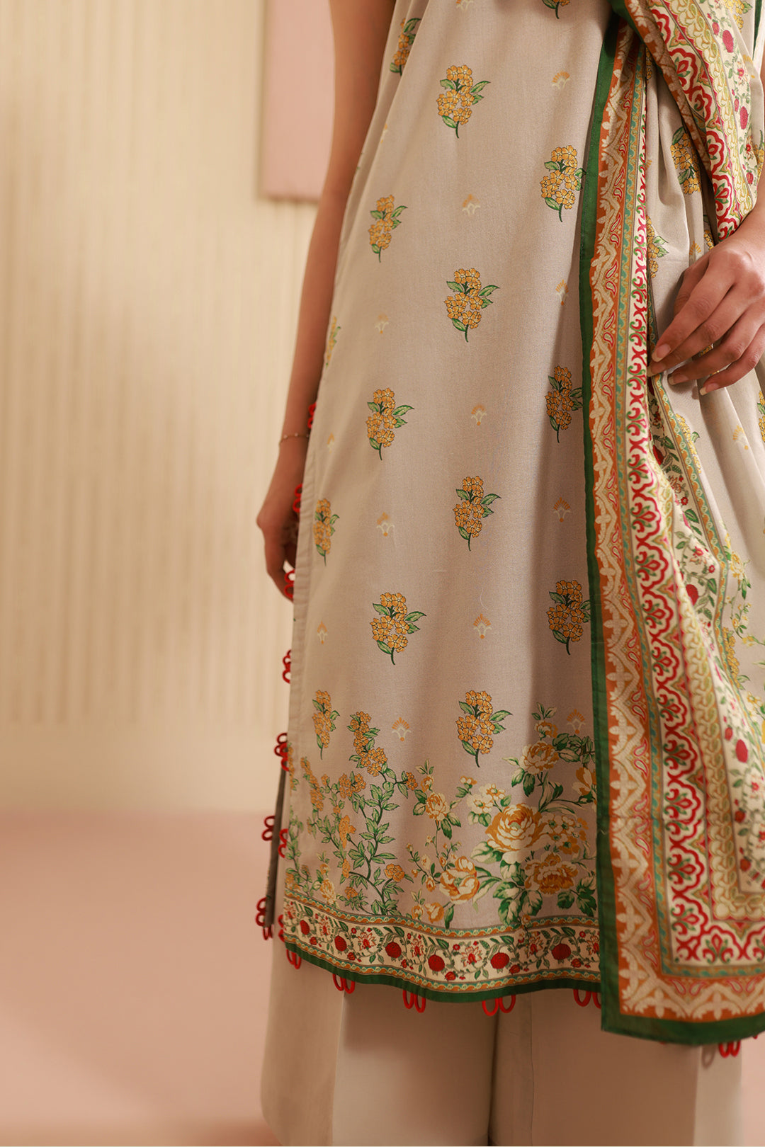 Zellbury | Unstitched 3 Piece Cambric | Shirt Shalwar Dupatta - 0633 - by - Libasekhas UK - Registered Vendor of : Zellbury Women - 100% Original Designer Dresss