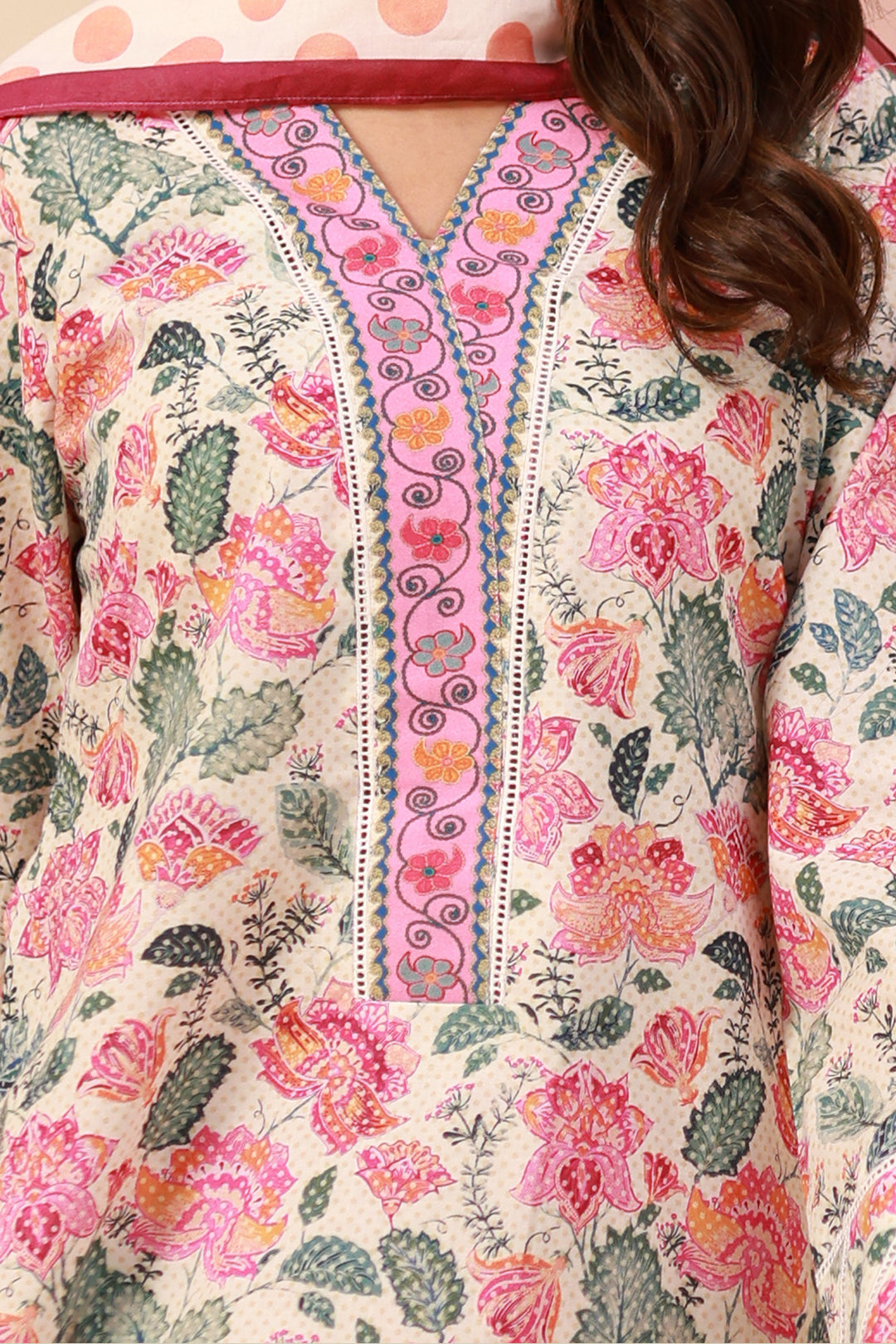 Zellbury | Unstitched 3 Piece Cambric | Shirt Shalwar Dupatta - 0640 - by - Libasekhas UK - Registered Vendor of : Zellbury Women - 100% Original Designer Dresss