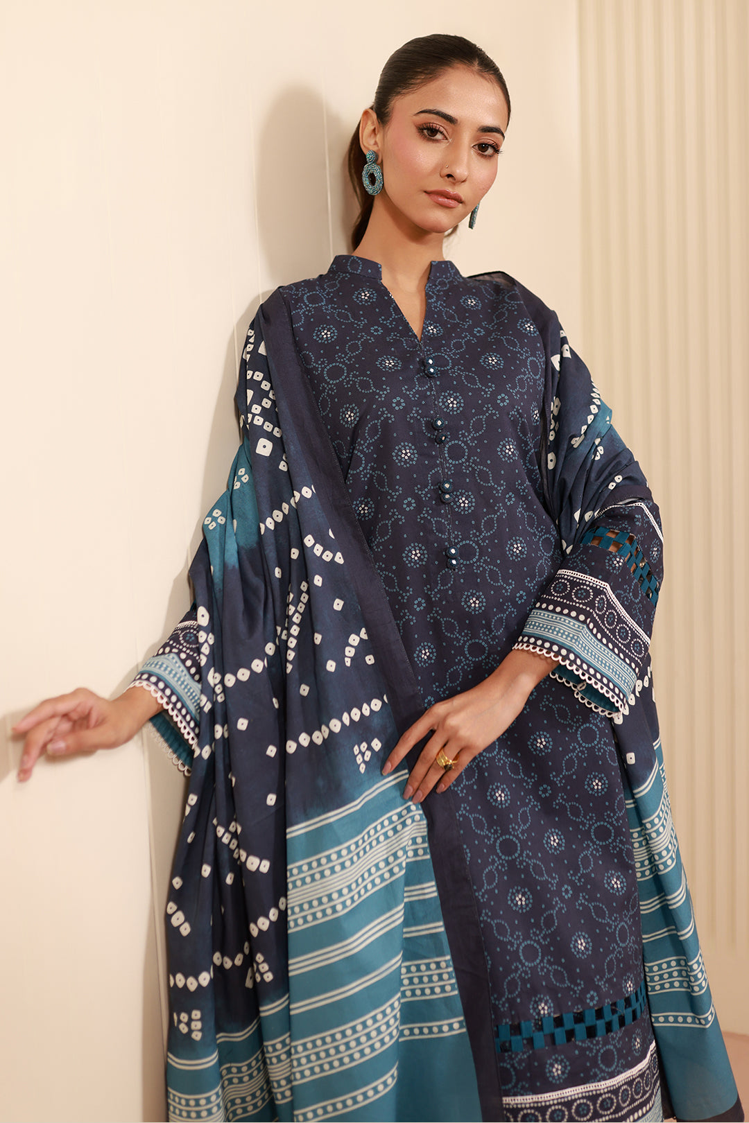 Zellbury | Unstitched 3 Piece Cambric | Shirt Shalwar Dupatta - 0642 - by - Libasekhas UK - Registered Vendor of : Zellbury Women - 100% Original Designer Dresss