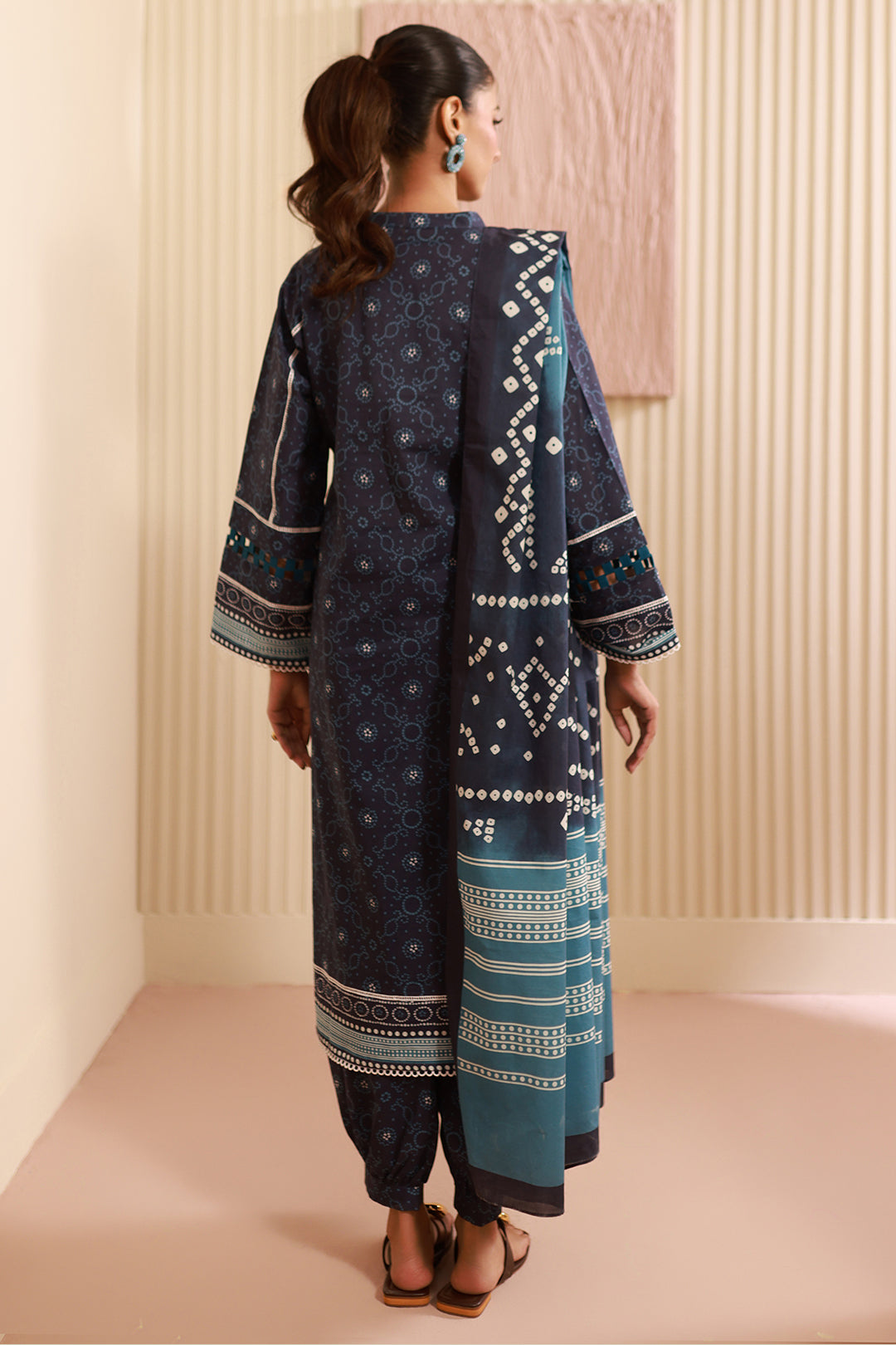 Zellbury | Unstitched 3 Piece Cambric | Shirt Shalwar Dupatta - 0642 - by - Libasekhas UK - Registered Vendor of : Zellbury Women - 100% Original Designer Dresss