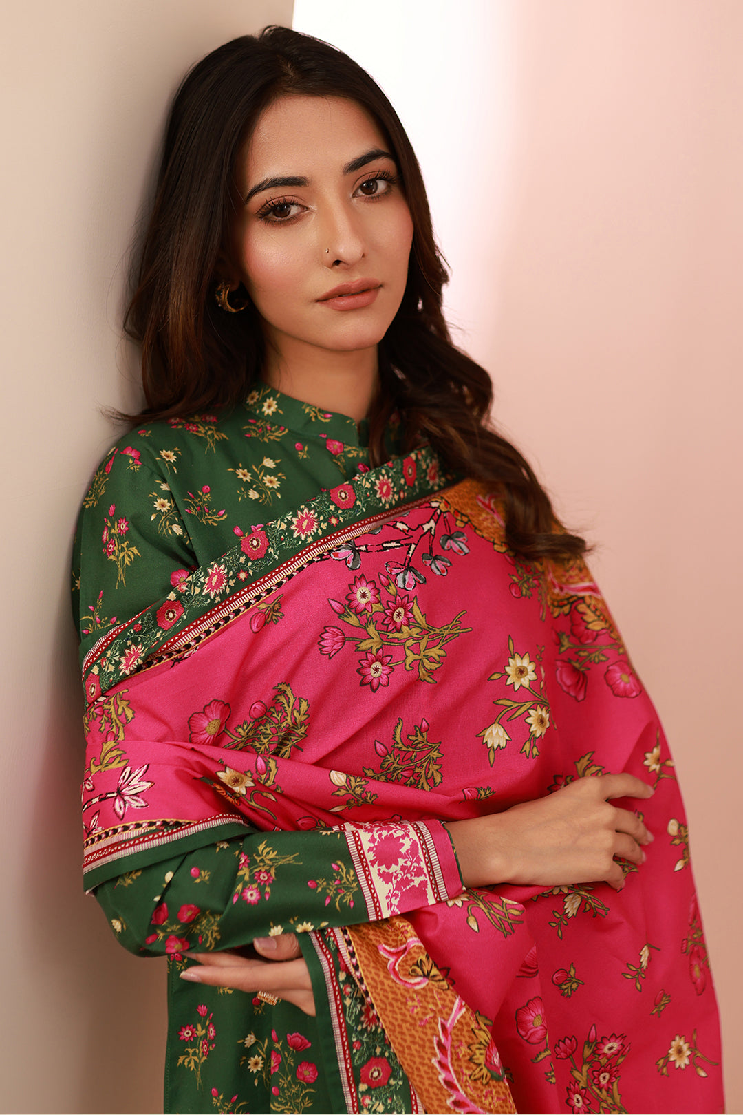 Zellbury | Unstitched 3 Piece Cambric | Shirt Shalwar Dupatta - 0662 - by - Libasekhas UK - Registered Vendor of : Zellbury Women - 100% Original Designer Dresss