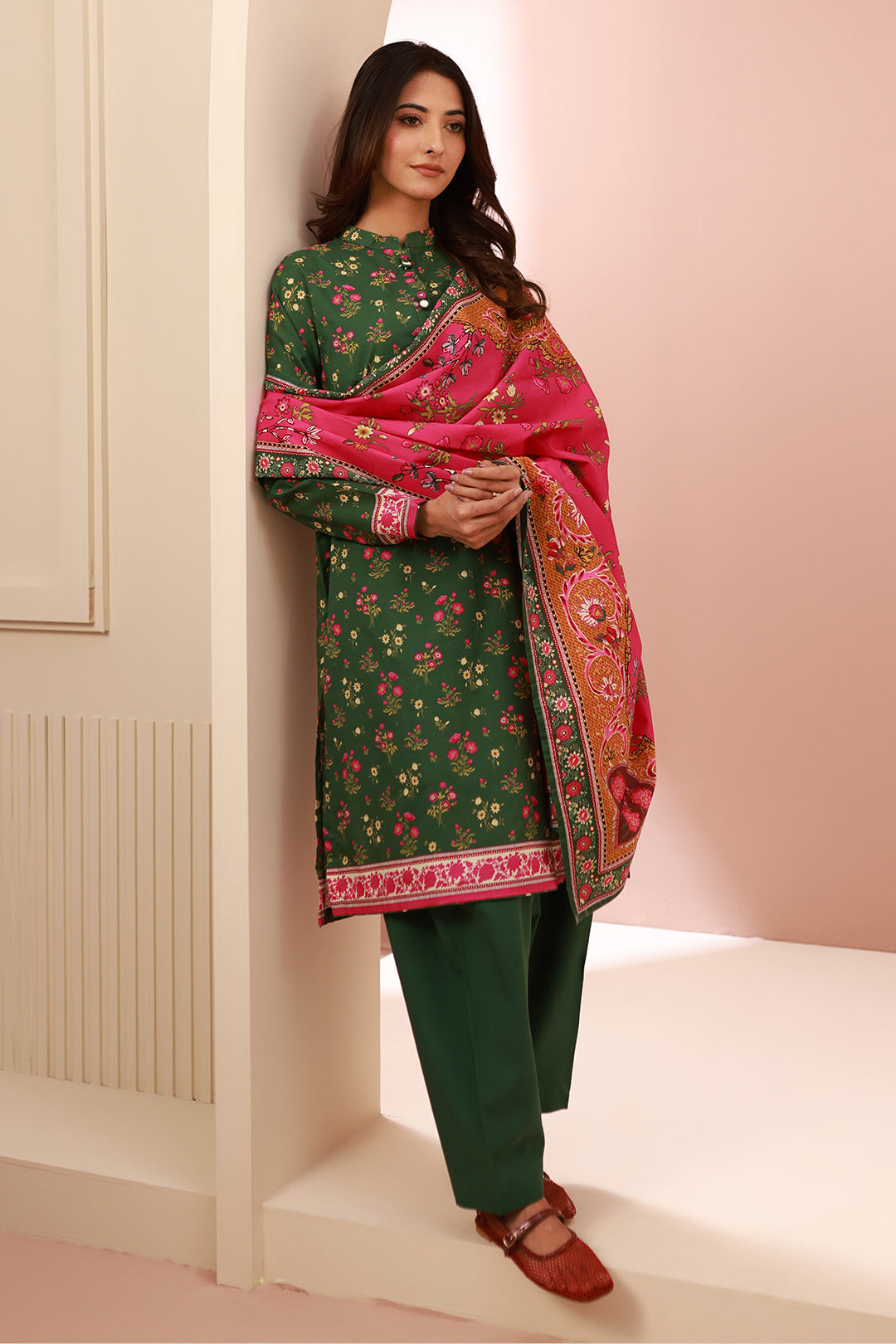 Zellbury | Unstitched 3 Piece Cambric | Shirt Shalwar Dupatta - 0662 - by - Libasekhas UK - Registered Vendor of : Zellbury Women - 100% Original Designer Dresss