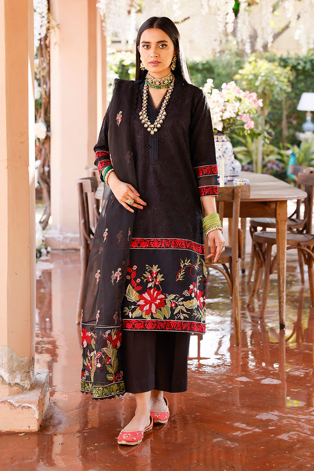 Zellbury | Unstitched 3 Piece Cambric | Embroidered Shirt Shalwar Dupatta - 0283 - by - Libasekhas UK - Registered Vendor of : Zellbury Women - 100% Original Designer Dresss