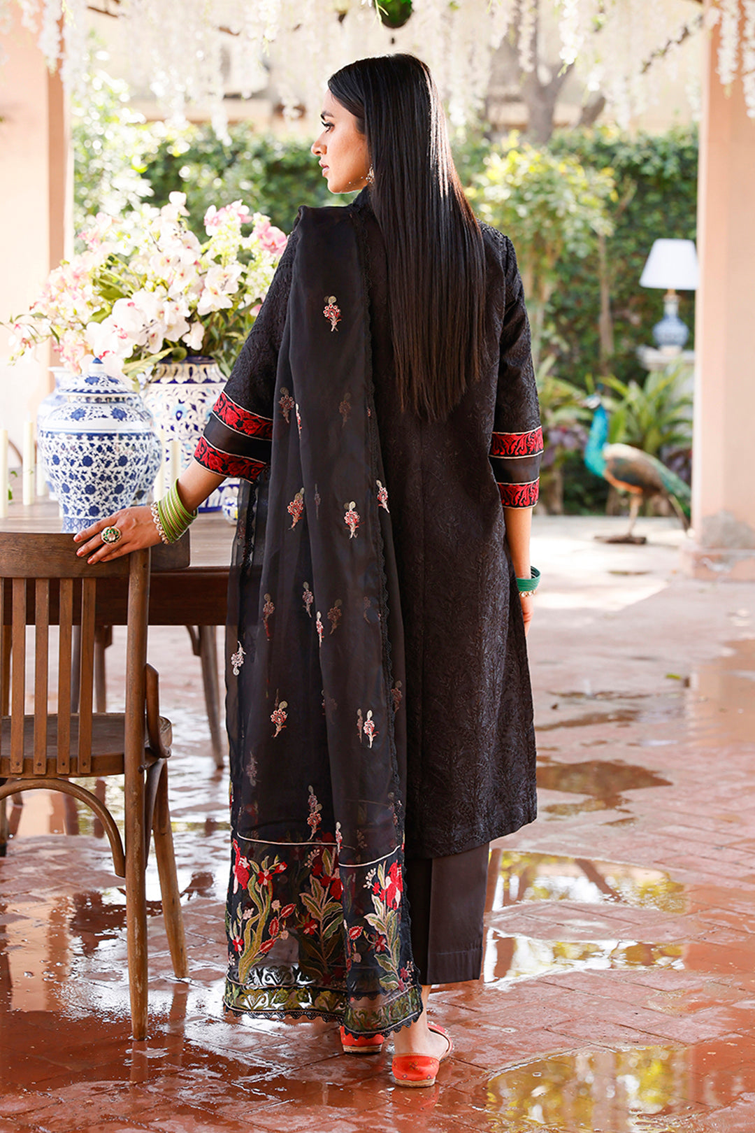 Zellbury | Unstitched 3 Piece Cambric | Embroidered Shirt Shalwar Dupatta - 0283 - by - Libasekhas UK - Registered Vendor of : Zellbury Women - 100% Original Designer Dresss