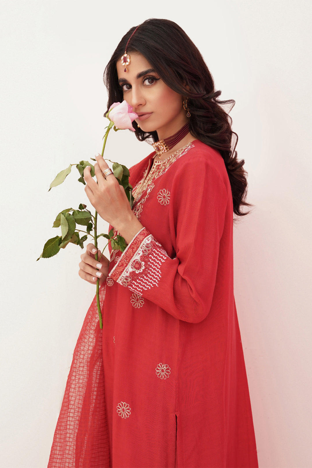 Zellbury | Unstitched 3 Piece Raw Silk | Embroidered Shirt Shalwar Dupatta - 0358 - by - Libasekhas UK - Registered Vendor of : Zellbury Women - 100% Original Designer Dresss