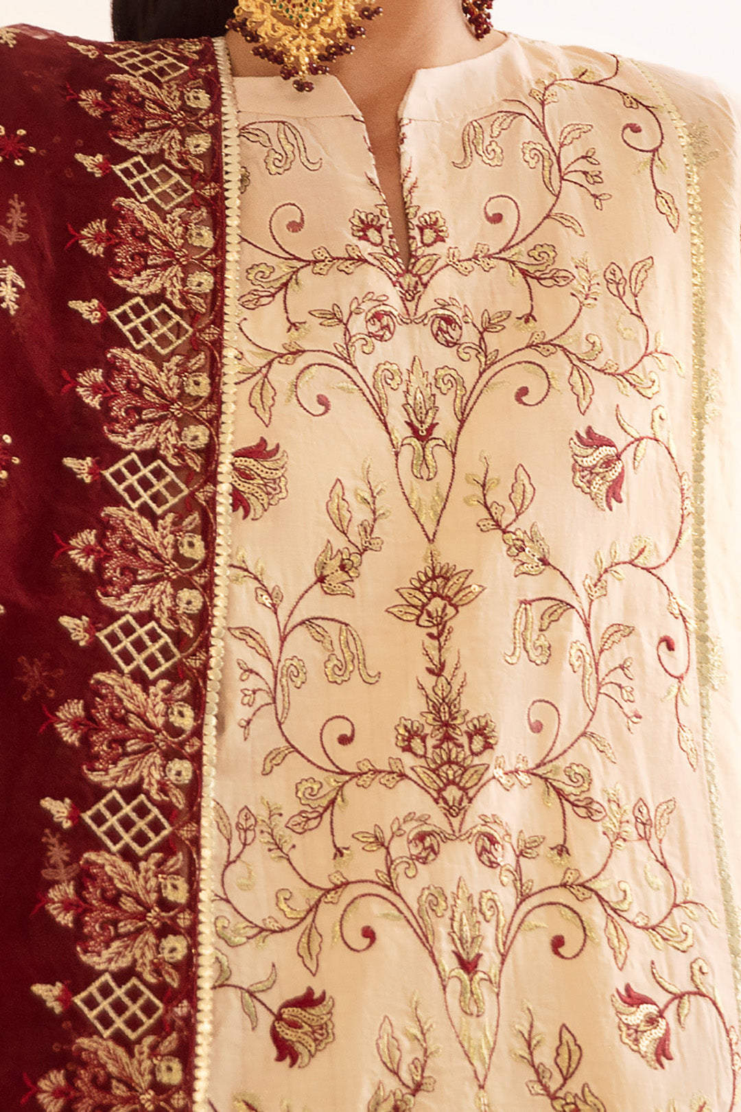 Zellbury | Unstitched 3 Piece Dobby | Embroidered Shirt Shalwar Dupatta - 0301 - by - Libasekhas UK - Registered Vendor of : Zellbury Women - 100% Original Designer Dresss