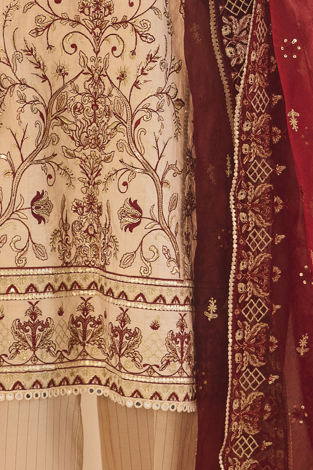 Zellbury | Unstitched 3 Piece Dobby | Embroidered Shirt Shalwar Dupatta - 0301 - by - Libasekhas UK - Registered Vendor of : Zellbury Women - 100% Original Designer Dresss