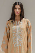 Zellbury | Unstitched 3 Piece Jacquard | Embroidered Shirt Shalwar - 0617 - by - Libasekhas UK - Registered Vendor of : Zellbury Women - 100% Original Designer Dresss