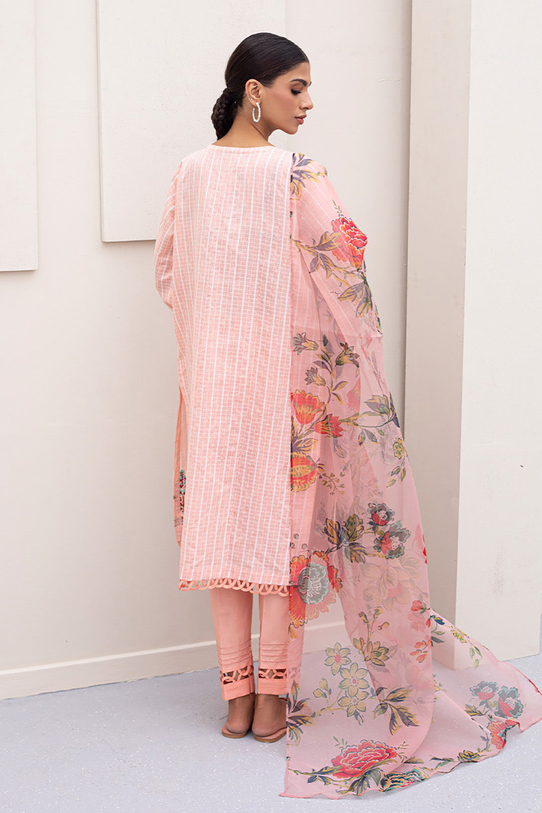 Zellbury | Unstitched 3 Piece Jacquard | Embroidered Shirt Shalwar Dupatta - 0286 - by - Libasekhas UK - Registered Vendor of : Zellbury Women - 100% Original Designer Dresss