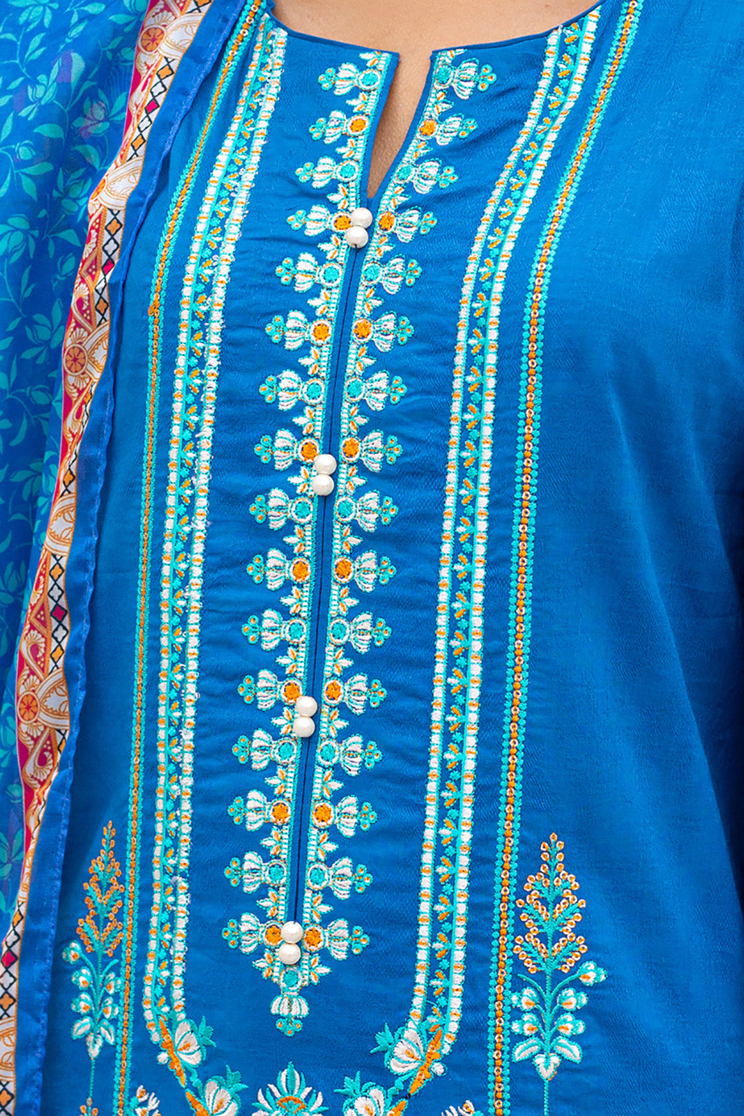 Zellbury | Unstitched 3 Piece Jacquard | Embroidered Shirt Shalwar Dupatta - 0435 - by - Libasekhas UK - Registered Vendor of : Zellbury Women - 100% Original Designer Dresss